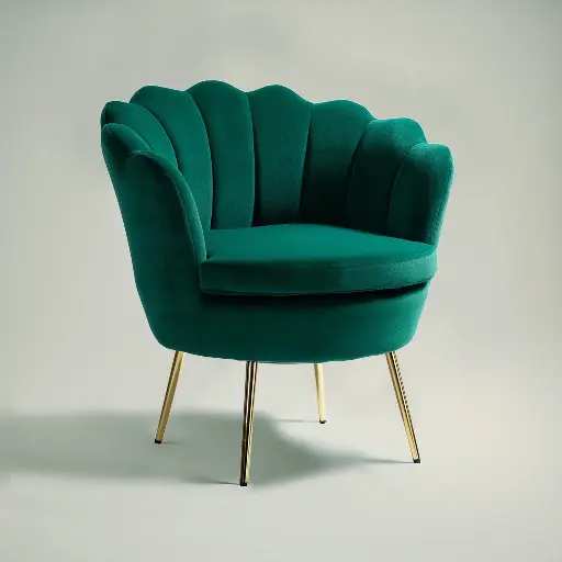 Emerald Blossom Lounge Chair